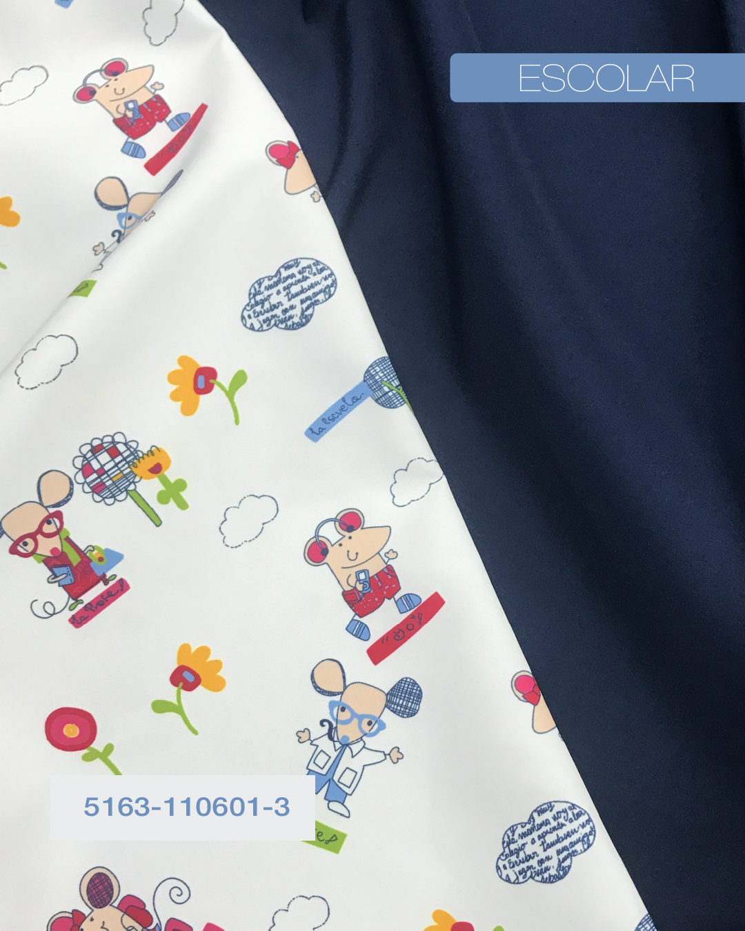 ANTIFLUIDOS CON DISEÑO ESCOLARES